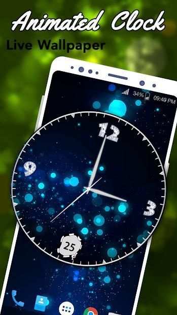 Live Animated Clock Wallpaper screenshot 3