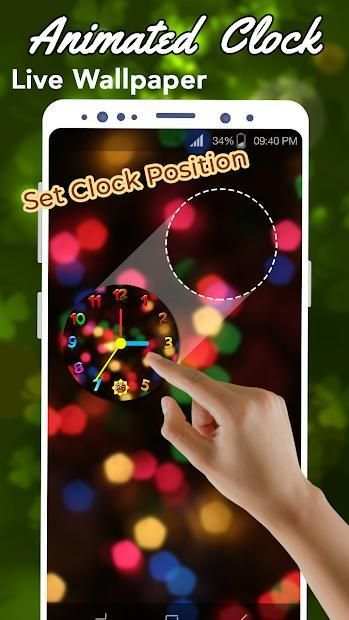 Live Animated Clock Wallpaper screenshot 2