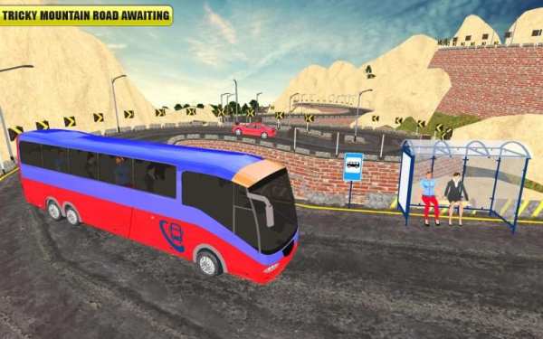 City Coach Bus Driving Offroad Drive 2018* screenshot 3