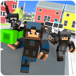 ikon Block Gun Pixel Jetpack