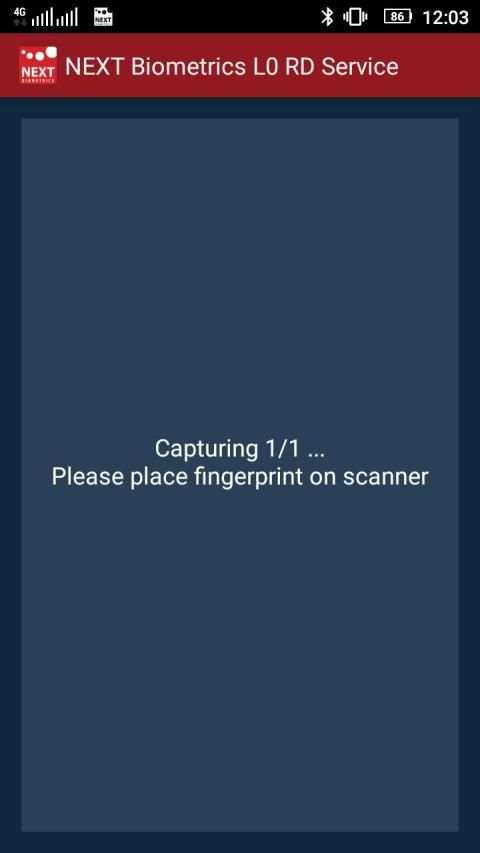 NEXT Biometrics L0 Registered Device Service स्क्रीनशॉट 2