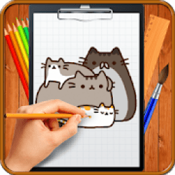 ikon Learn How to Draw Pusheen Cats