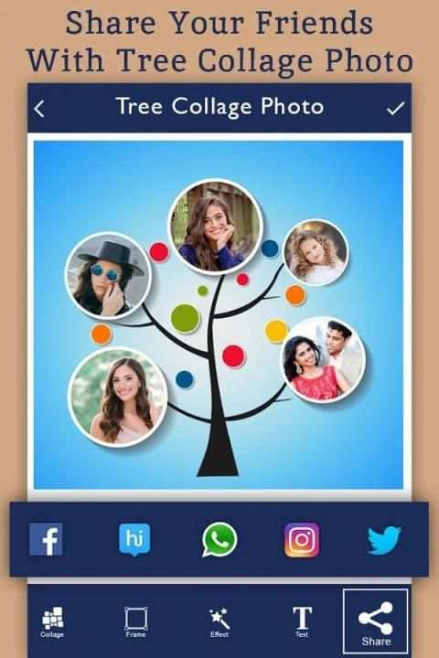 Tree Collage Photo Maker स्क्रीनशॉट 1