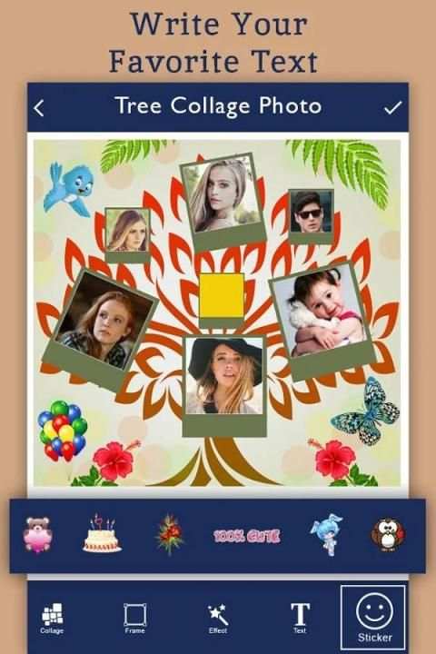 Tree Collage Photo Maker स्क्रीनशॉट 2