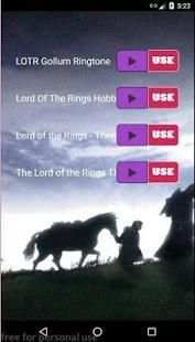 The Lord Of The Rings Ringtones स्क्रीनशॉट 1