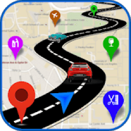 GPS Route Finder : Tracking on Map आइकन