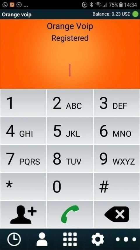 Orange voip screenshot 4