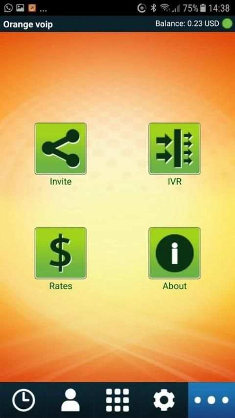 Orange voip screenshot 3