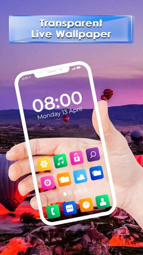 Transparent Screen & Live Wallpaper screenshot 5