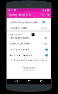 Volume screen On / Off. screenshot 3