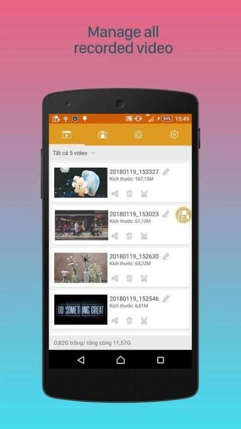 Screen Recorder Pro - Rec Screen No Root स्क्रीनशॉट 5