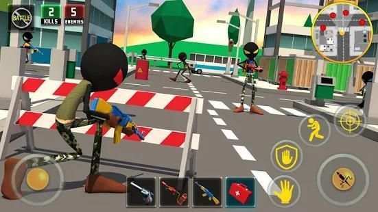Stickman Battle Royale : Grand War screenshot 8
