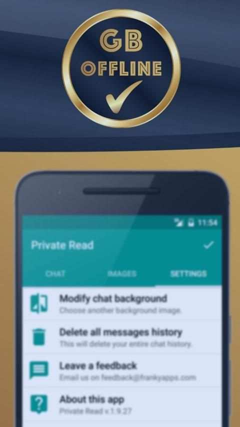 gb chat offline messenger screenshot 1