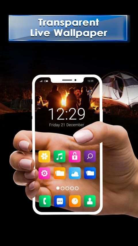 Transparent Screen & Live Wallpaper screenshot 4