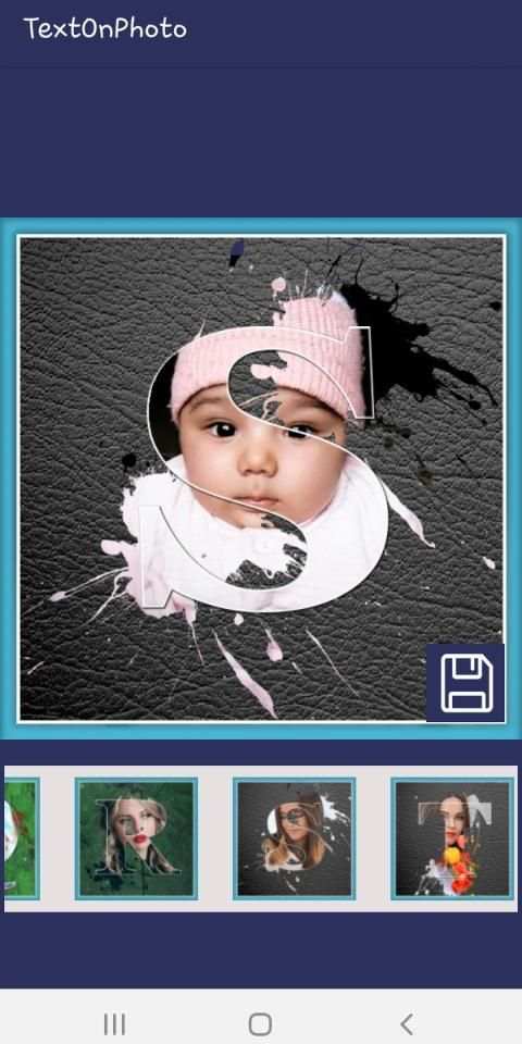 Text On Photo Frame स्क्रीनशॉट 2