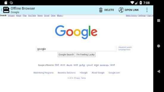 Offline Browser screenshot 1