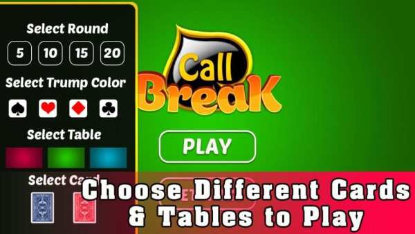 Call Break Card Game Online - CallBreak 2020 स्क्रीनशॉट 2