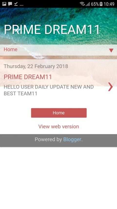 Prime Dream11 screenshot 2