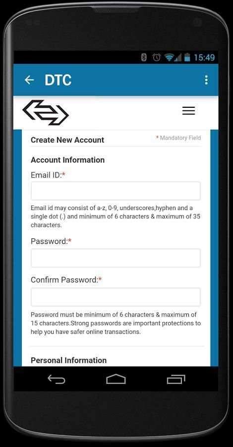 DTC Bus Ticket Booking and Bus Enquiry screenshot 4