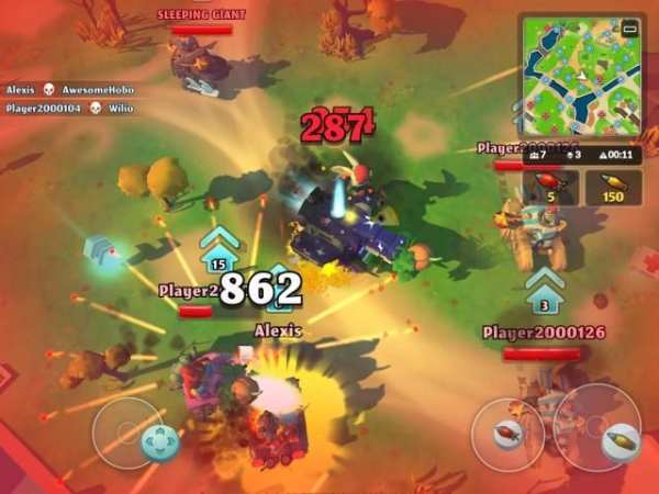 PvPets: Tank Battle Royale स्क्रीनशॉट 2