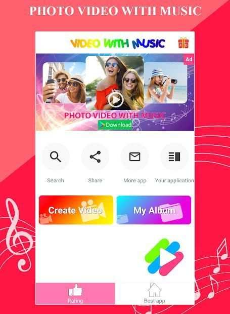 Photo Video With Music screenshot 1