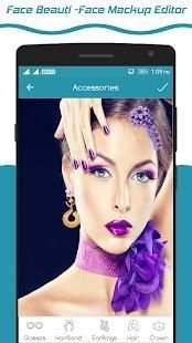 Face Beauty - Face Mackup Photo Editor screenshot 3