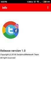 Social multi network screenshot 2