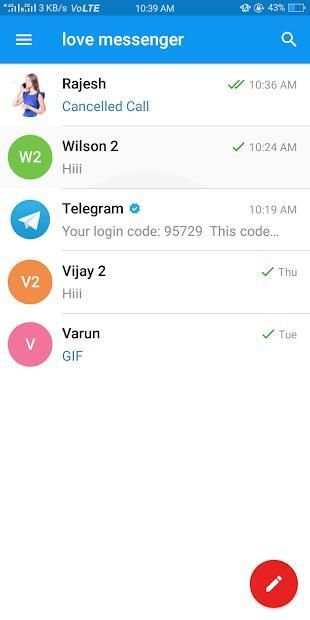 love messenger screenshot 3