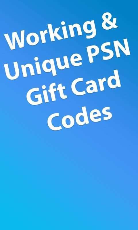 Psn gift card&codes screenshot 1