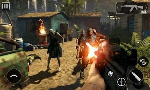 Zombie War Dead Frontier 3D screenshot 4