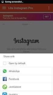 Lite Instagram Pro screenshot 1