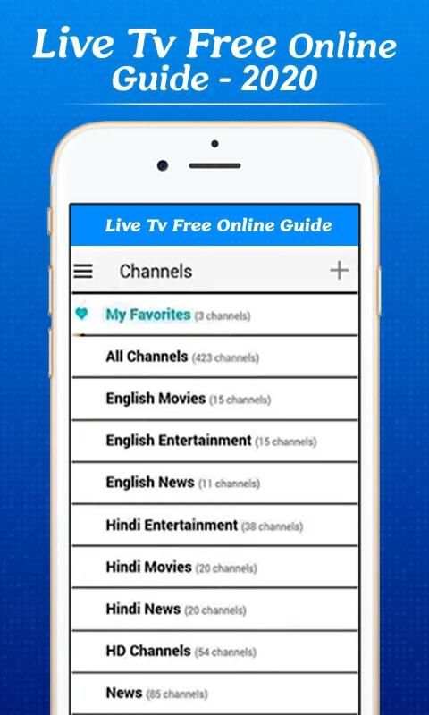 Live Tv All Channel-Free Online Guide स्क्रीनशॉट 3
