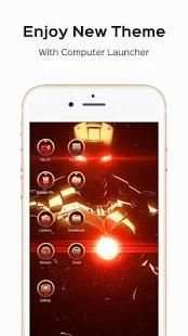 Ironman Theme For Computer Launcher स्क्रीनशॉट 3
