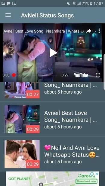 AvNeil Status Songs screenshot 1