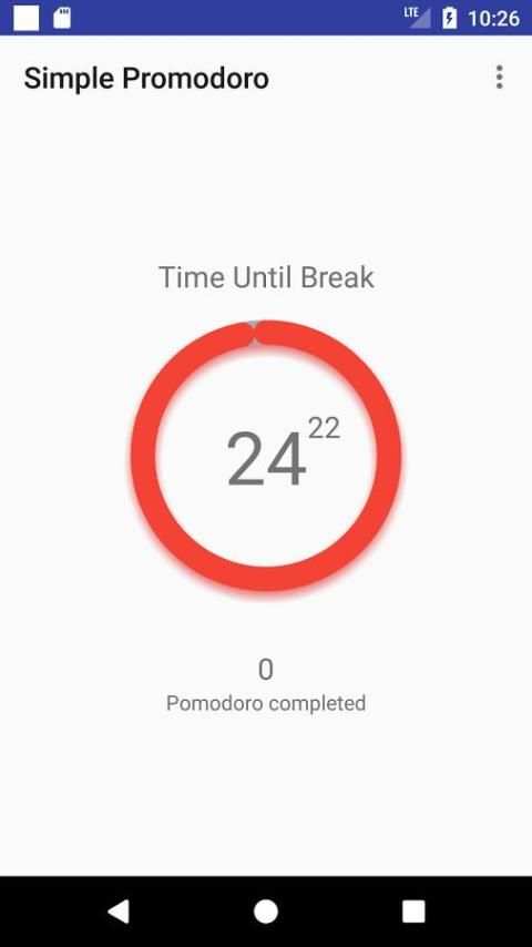 Simple Pomodoro Timer скриншот 1