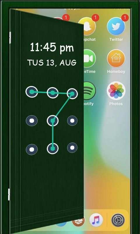 Lock Screen - Door Pattern Lock स्क्रीनशॉट 3