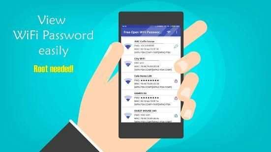 FREE OPEN WIFI PASSWORD SCANNER screenshot 1