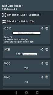 Lettore SIM (ICCID - IMSI - MCC e altro) स्क्रीनशॉट 2