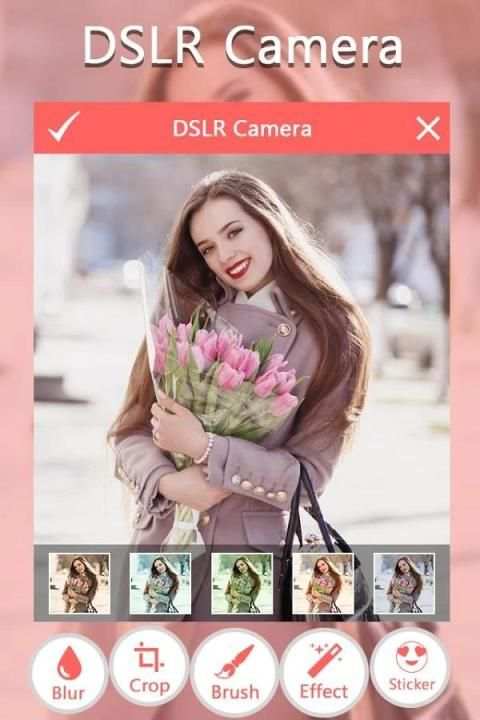 DSLR Camera Blur Effect : Photo Editor स्क्रीनशॉट 2