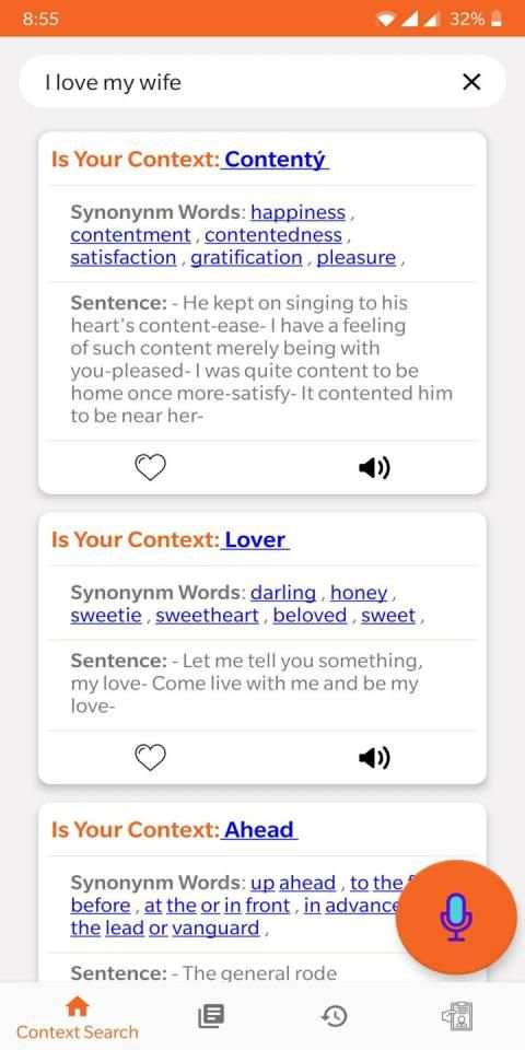 Contextionary: Contextual English Dictionary Free screenshot 5