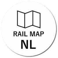 RailMap Nederland Netherlands Amsterdam Metro Tram