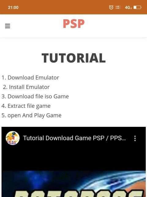 Games PSP Terbaru स्क्रीनशॉट 3