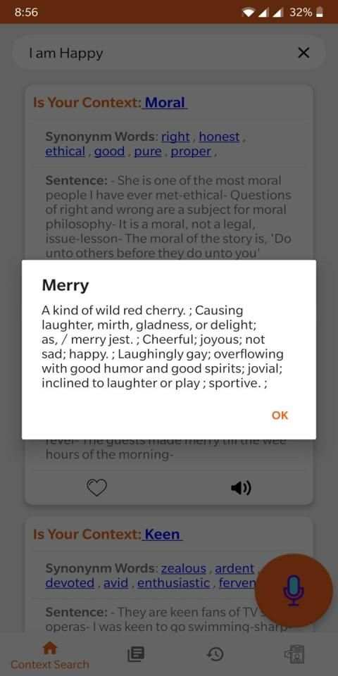 Contextionary: Contextual English Dictionary Free screenshot 4