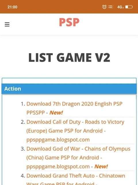 Games PSP Terbaru screenshot 4
