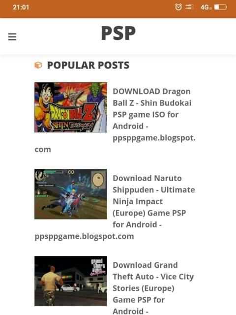 Games PSP Terbaru screenshot 6