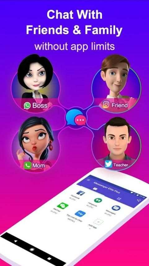 Messenger Elite Plus - Messenger App screenshot 4