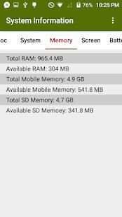 System Information screenshot 2
