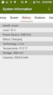 System Information screenshot 1