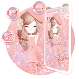 Adorable Cute Little Princess Theme आइकन