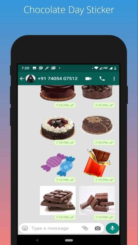 chocolate Day Stickers For Whatsapp screenshot 4